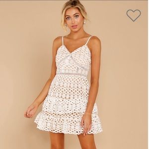 White lace dress- Just Me